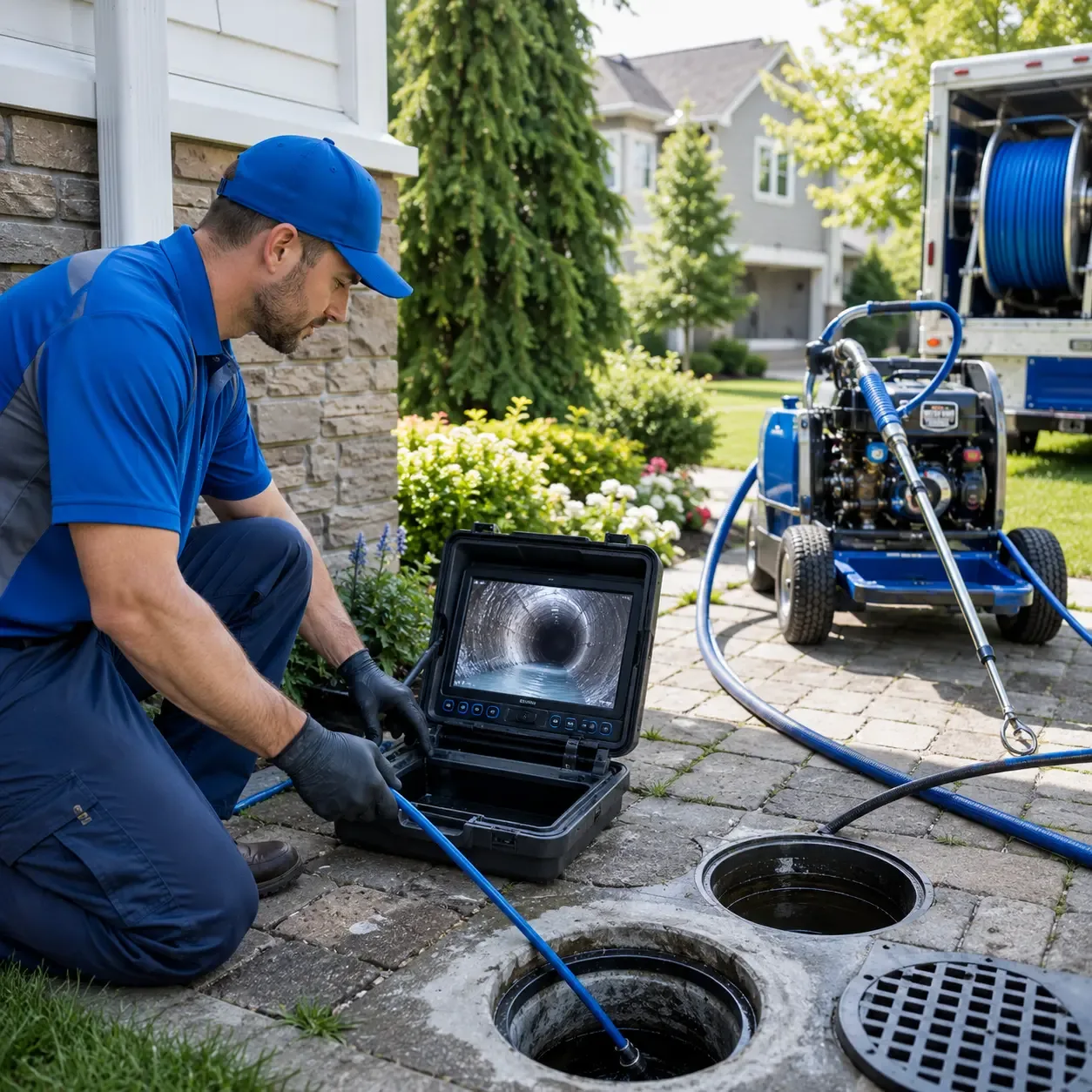 Outdoor drain cleaning professionals serving Jefferson, IA
